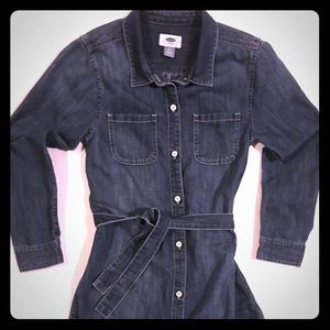 Girls Old Navy Denim dress 10-12 L